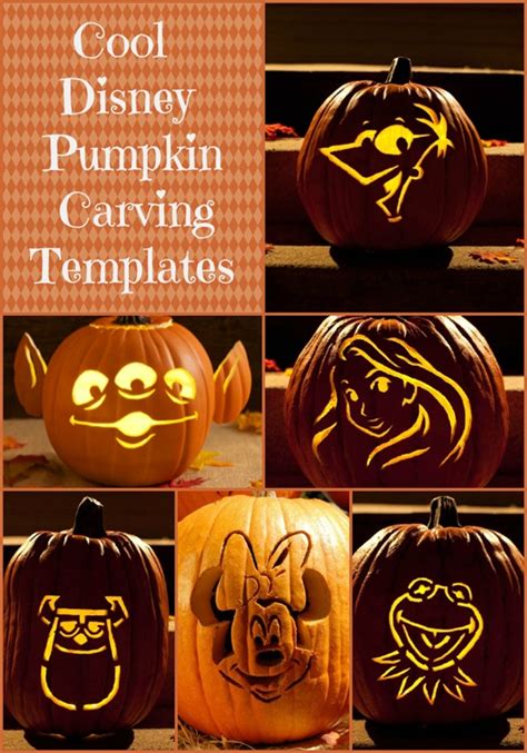 Cool Disney Pumpkin Carving Templates 2 Wired 2 Tired