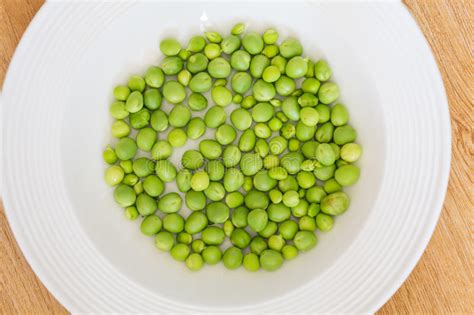 Plate Of Fresh Green Peas Close Stock Photo Image Of Ingredient