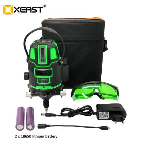 Xeast Xe 11a Green Laser Level 5 Lines 6 Points 360 Degrees Rotary