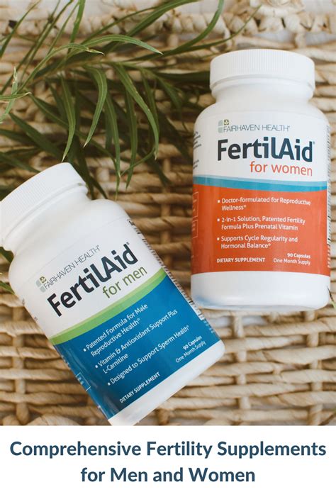 Fertilaid Value Pack For Women And Men Fertility Supplements