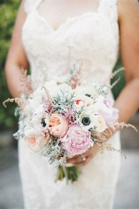 A Sweet Pastel Coloured Bridal Bouquet