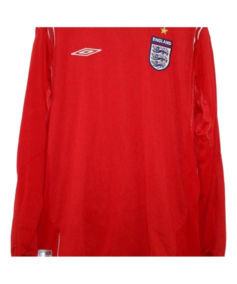 Umbro 2004 06 England Away Shirt Ls L The Kitman Football Shirts
