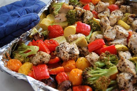 Easy sheet pan chicken and veggies. Sheet Pan Dinner: Chicken & Veggies (30 Minute Dinner ...