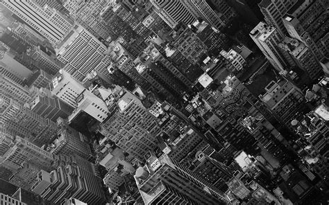 Black And White Cityscapes Urban Buildings Towns Wallpaper 1920x1200