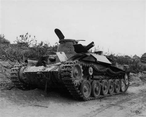 Type 97 Chi Ha At Hill 382 Iwo Jima Japanese 26th Tank Regiment World