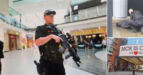 Manchester Arndale Stabbing Armed Police In Manchester City Centre This Morning After Man