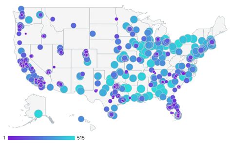 The Cities With The Fastest Growing Economies In America Vivid Maps