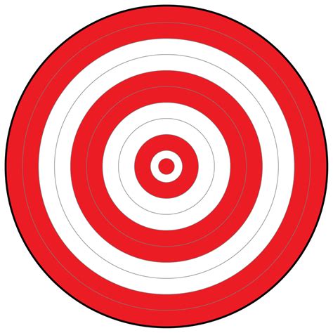 Printable Bullseye Target Drawing Free Image Download