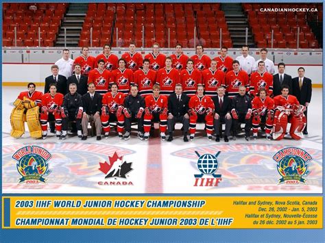The 2019 iihf world junior championship (2019 wjhc) will be the 43rd ice hockey world junior championship. 2003 World Junior Ice Hockey Championships | Ice Hockey ...