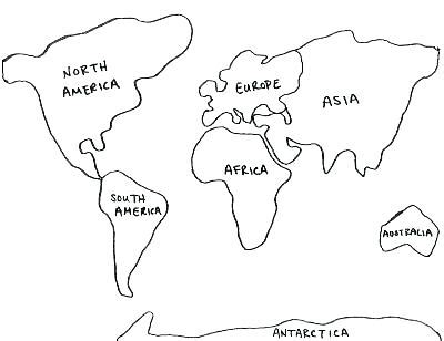 Seven Continents Coloring Page At Getcolorings Com Free Printable