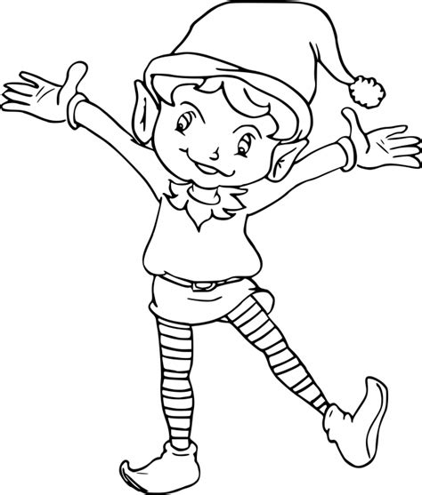 Lutin du Père Noël dessin  Lutin noel dessin, Dessin pere noel, Lutin