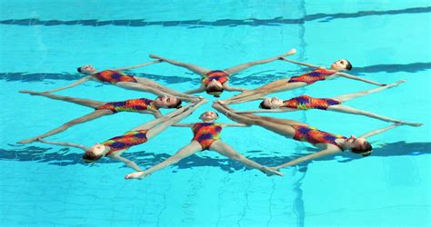 Stockport Metro Synchronised Swimming Team Manchester Evening News