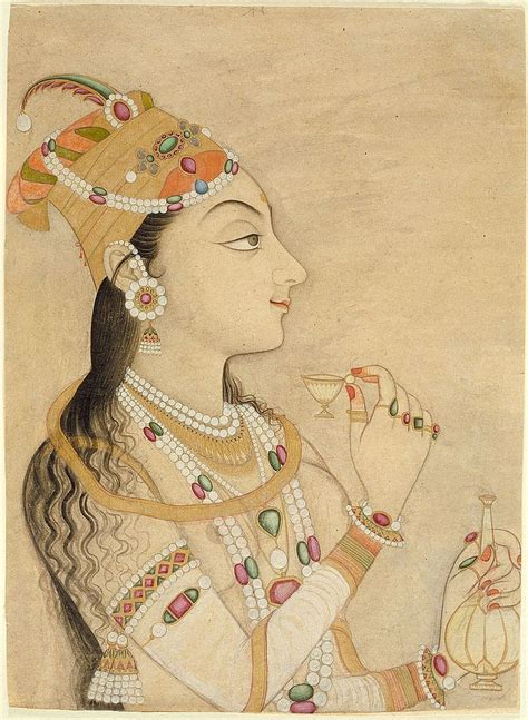 Idealized Portrait Of The Mughal Empress Nur Jahan 1577 1645 LACMA M