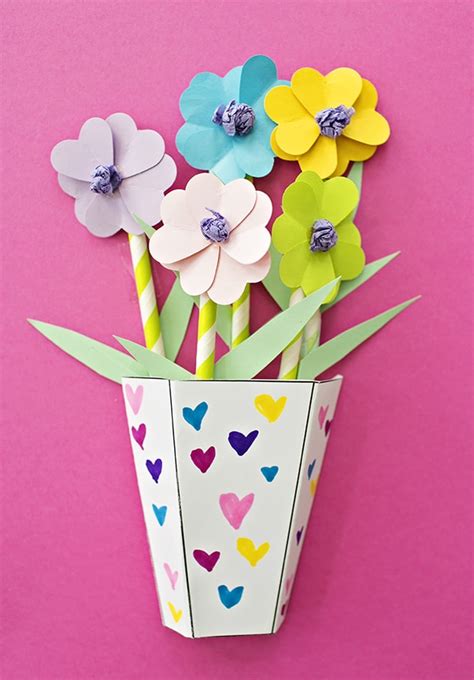 How To Make 3d Paper Flower Bouquets With Video