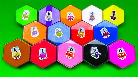 Looking Numberblocks Alphablocks Alphabet Lore With All Clay Mixcoloring Satisfying Video