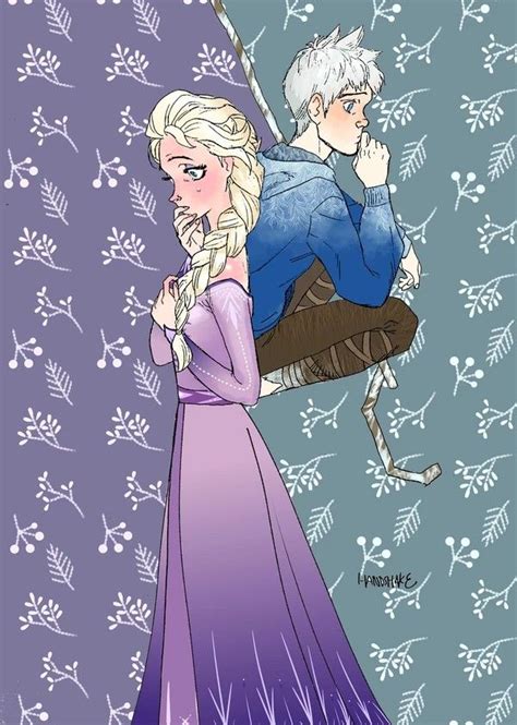 Jelsa Elsa And Jack Frost Fan Art Frozen 2 Rotg By Lhiver Pixiv