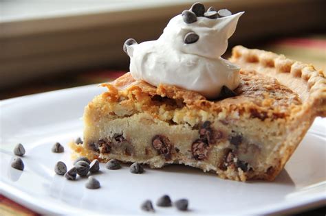 Add eggs, one at a time, beating well after each addition. Chocolate Chip Pie | Mix and Match Mama