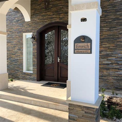 Shop for house numbers and other. Mid Century Modern House Numbers Copper Vertical Address ...