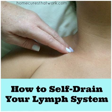 How To Self Drain Your Lymph System Lymph System Health Heal Lymphatic Massage