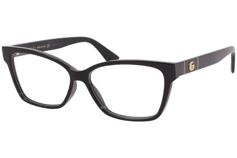 gucci gucci logo women s gg0634o full rim rectangular eyeglasses