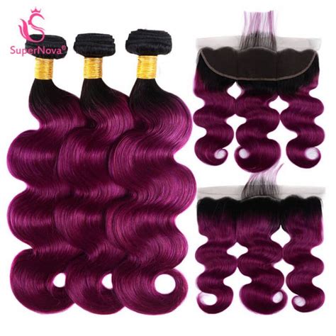 We did not find results for: 1B/Purple Body Wave Hair 3 Bundles With 13x4 Lace Frontal ...