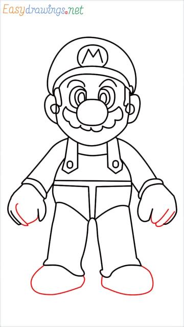 How To Draw A Mario Step By Step 16 Easy Phase