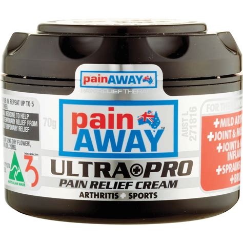 Pain Away Ultra Pro Pain Relief Cream 70g Woolworths