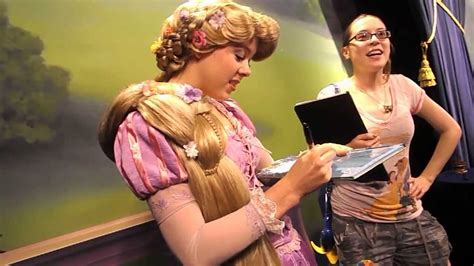 Meeting Rapunzel Aurora And Cinderella Youtube