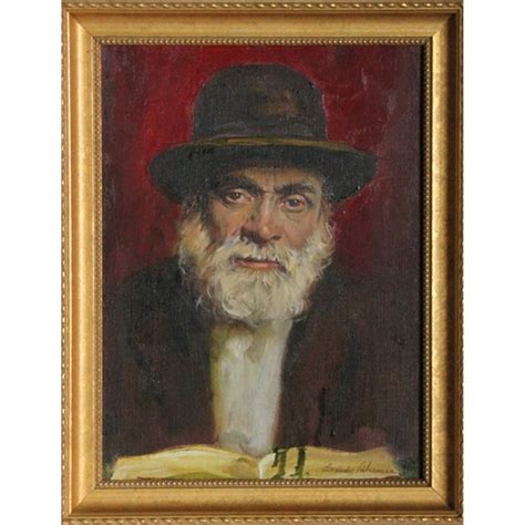Just when i thought i was out, they pull me back in. Sandu Liberman, Portrait of an Old Man, Oil Painting