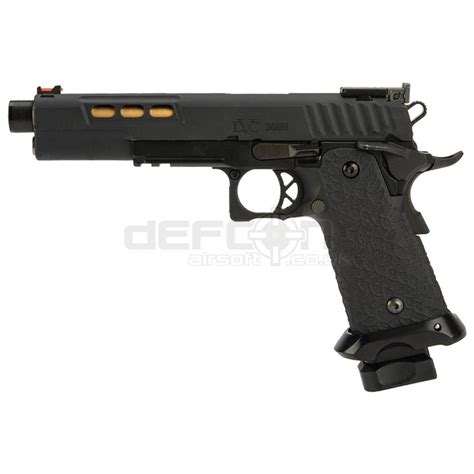 Emg X Sti International Dvc 3 Gun 2011 Gas Blowback Pistol Black