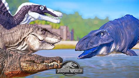 New Mosasaurus Mod Deinosuchus Megalodon Rex Vs Killer Whale