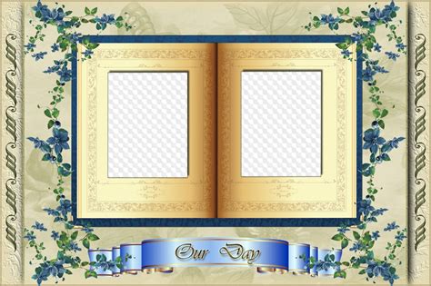 Create custom wedding photo books & photo albums online at photobook malaysia with easy editor. PSD, PNG, Our day, wedding photo frame open book. Transparent PNG Frame, PSD Layered Photo frame ...
