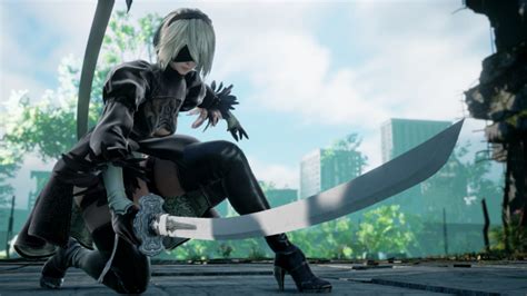 Nier Automatas 2b Screenshotted In Soulcalibur Vi Hd