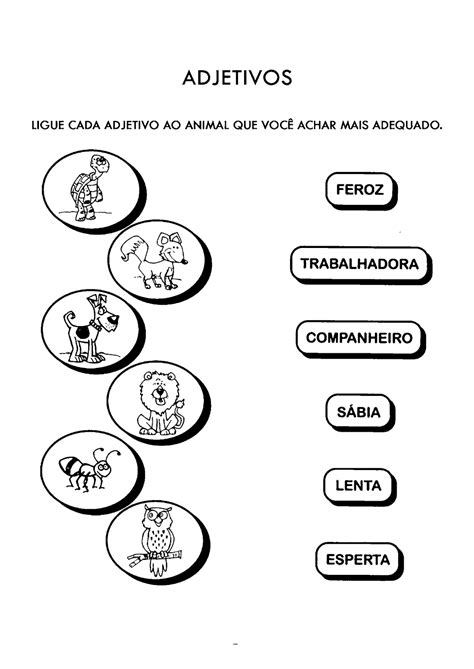 Adjetivo 3 Ano Atividades