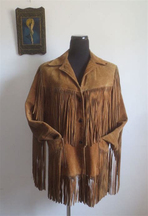 Vintage 1960s 1970s Fringed Brown Suede Etsy Vintage Western Wear