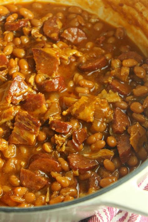 Ultimate Baked Beans With Smoked Sausage Recipe Baked Beans Smoked