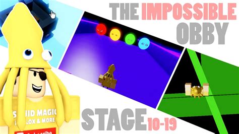 Insane Obby Stage 10 19 The Impossible Obby Roblox Youtube