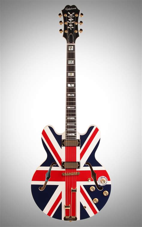 Epiphone Limited Edition Union Jack Sheraton Electric Guitar With Case