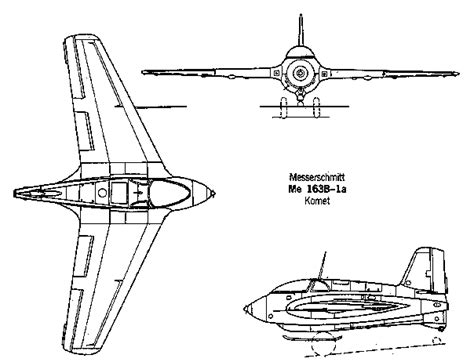 Messerschmitt Me 163b 1a Technical Information
