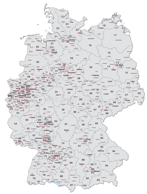 Postleitzahlen Deutschland Karte