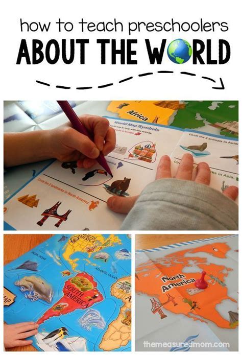 Fun Activities For Preschoolers Learning About Their World Preschool