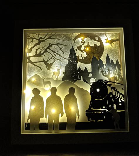 Diy Harry Potter Shadow Box - DIYQG