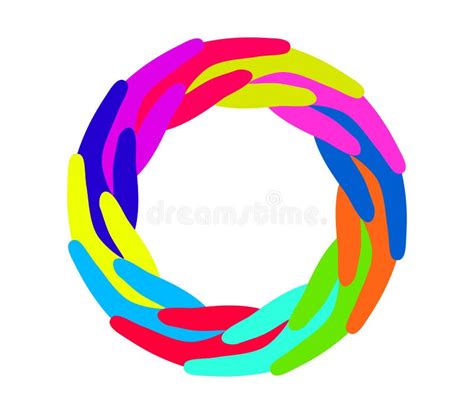 People Hands Circle Logo Stock Illustrations 4932 People Hands