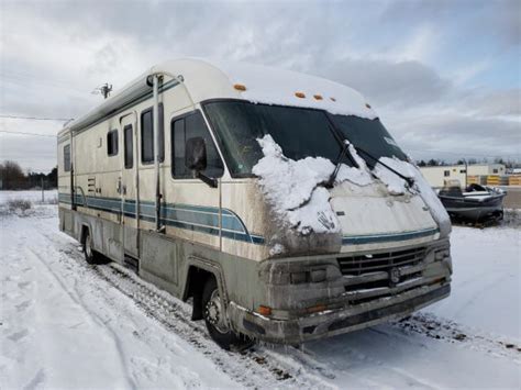 Auction Ended Used Rv Ford F53 1993 Cream Is Sold In Kincheloe Mi