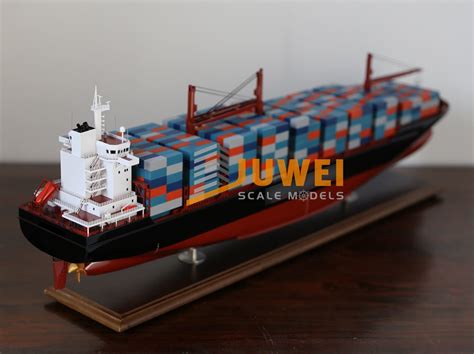 Container Cargo Ship Model For Exhibition Jw China Yacht And