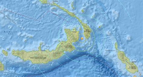 Major Earthquake Hits Papua New Guinea In The Pacific Tsunami Follows