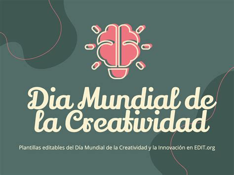 Posters Del Día Mundial De La Creatividad Y La Innovación