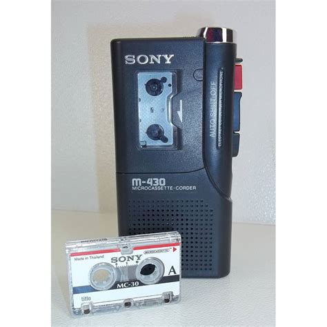 Sony Micro Cassette Recorder M430 Black Sony Oxfam Gb Oxfam’s Online Shop