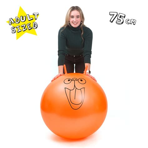 Giant Adult Space Hopper Inflatable Retro Bounce Ball 75cm