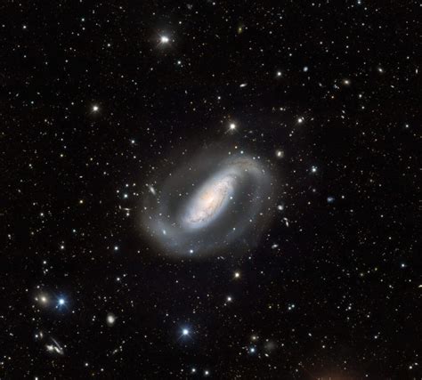 Barred Spiral Galaxy Ngc 1808 With An Active Galactic Nucleus Taken